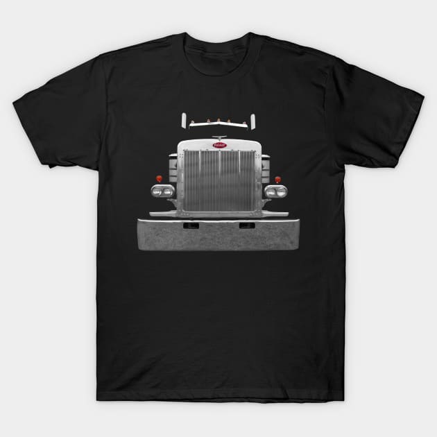 Peterbilt 1980s classic truck minimalist front T-Shirt by soitwouldseem